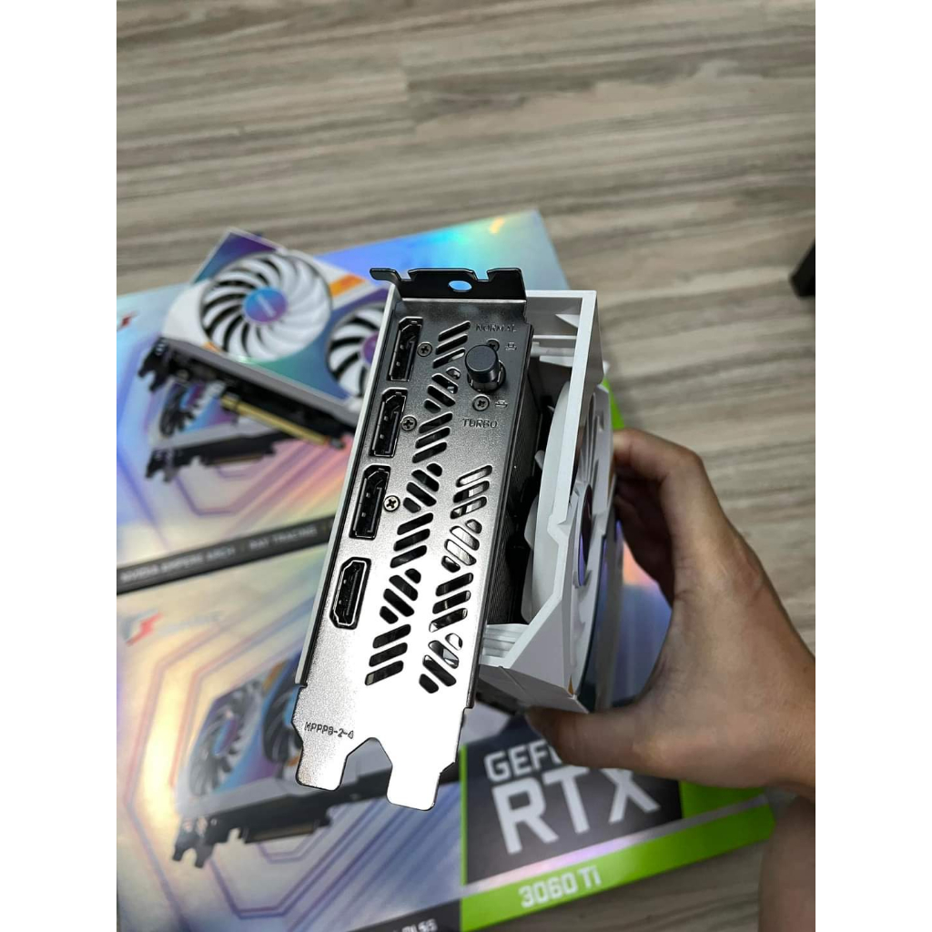 Card màn hình RTX 3060Ti Full box trùng seria bảo hành hãng 12/2024