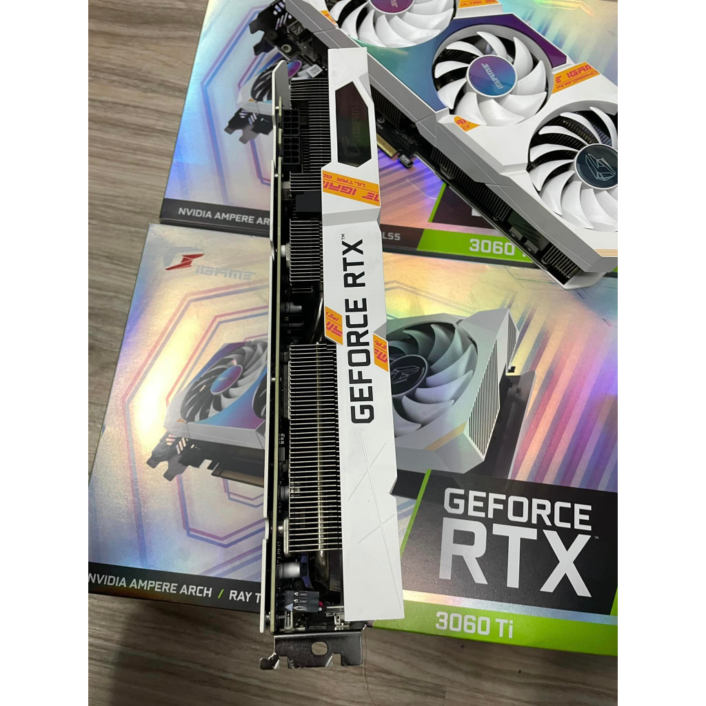 Card màn hình RTX 3060Ti Full box trùng seria bảo hành hãng 12/2024