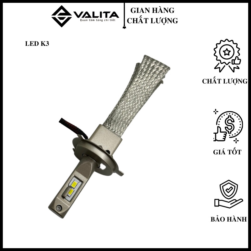 ✅ Đèn pha led K3  phù hợp với các loại xe Wave Future Blade, Sirius, Vision ⚡
