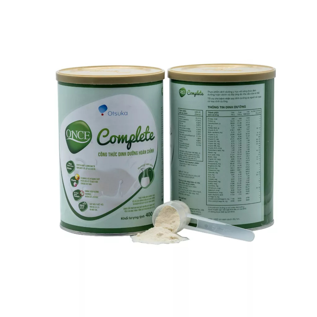 Sữa dinh dưỡng Otsuka Once Complete 400G - Công thức dinh dưỡng hoàn chỉnh