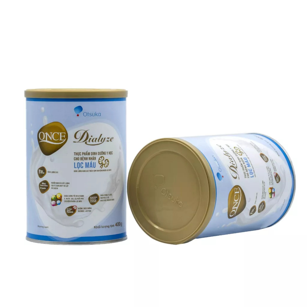Sữa dinh dưỡng y học Otsuka Once Dialyze 400g - dinh dưỡng cao đạm, cao năng lượng dành cho người lọc máu