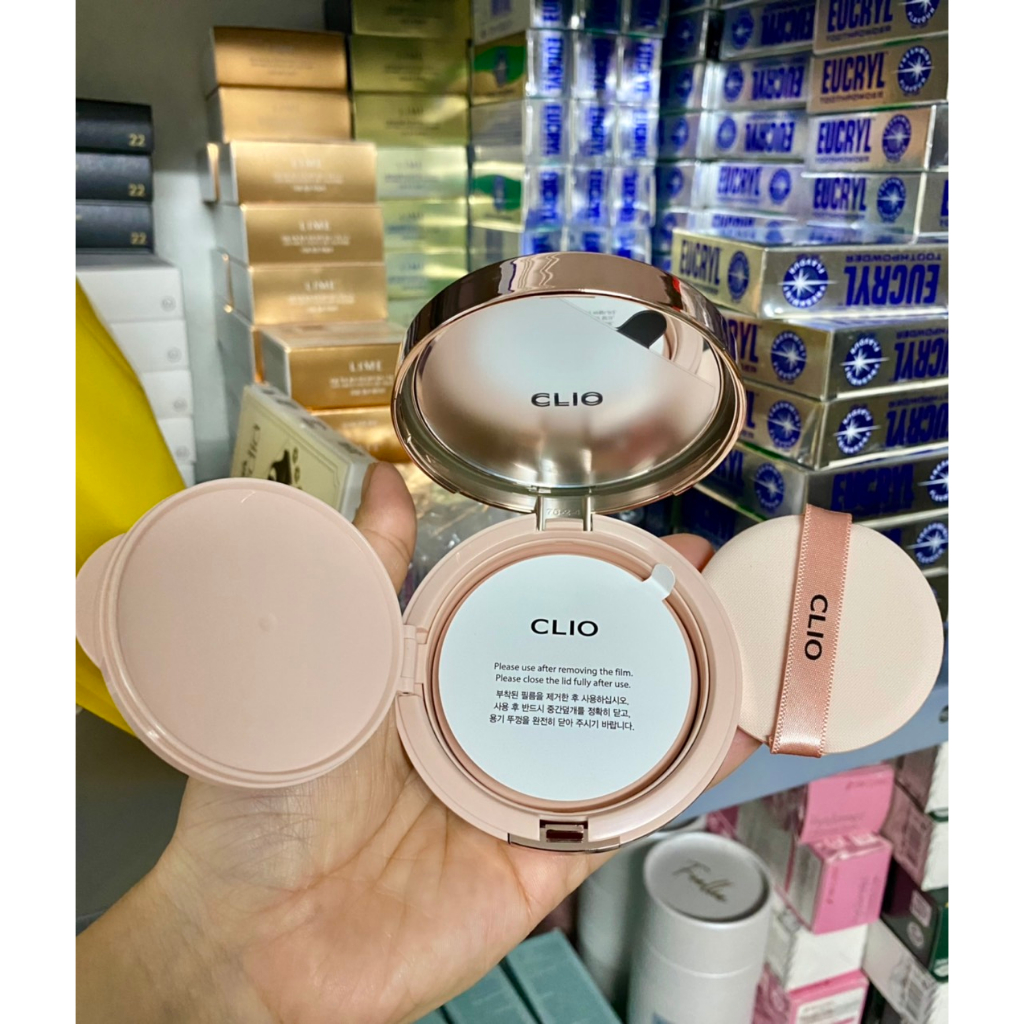 Set Phấn Nước Clio Kill Cover Glow Cushion SPF50+ Pa+++KÈM LÕI