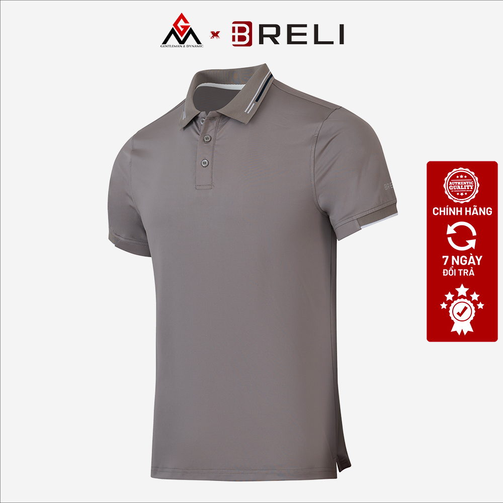 Áo thun nam thể thao có cổ chơi Tenis, Golf GM x Breli - BAS2332 Thoáng khí Sấy khô nhanh