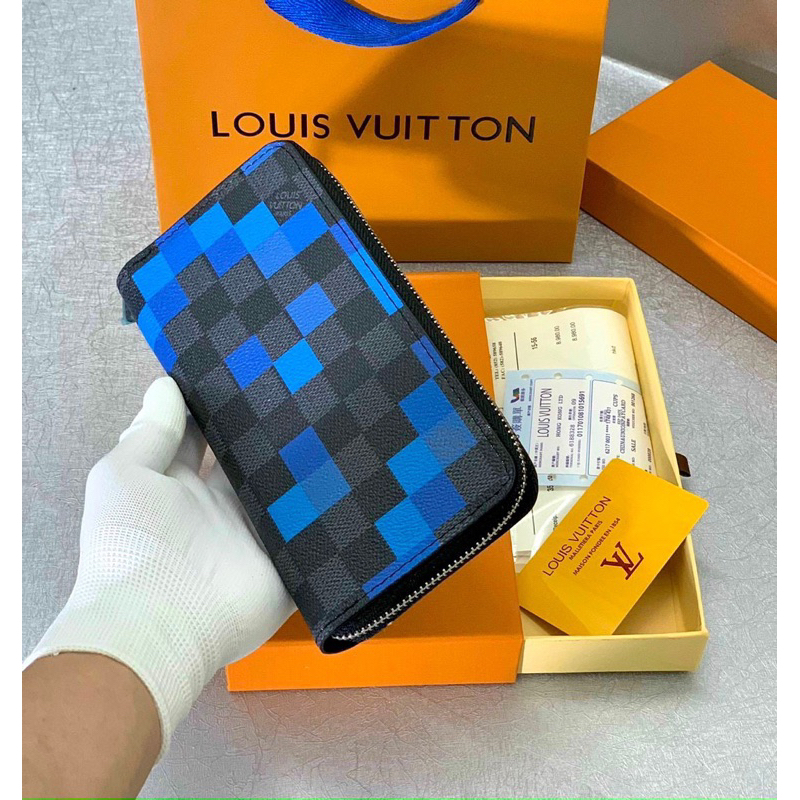 Ví dài cầm tay nam nữ Lv , Fullbox hộp giấy thẻ , chất liệu da pu mềm , thiết kế sang trọng