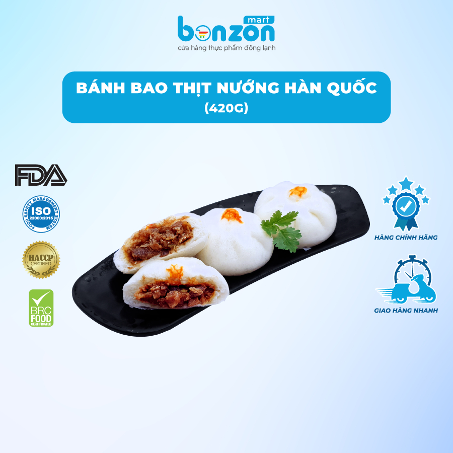 Bonzon - Bánh bao thịt nướng Hàn Quốc 420g