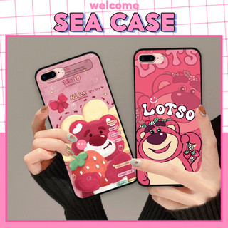 Ốp lưng Iphone 7 Plus / 8 Plus in hình gấu dâu lotso dễ thương