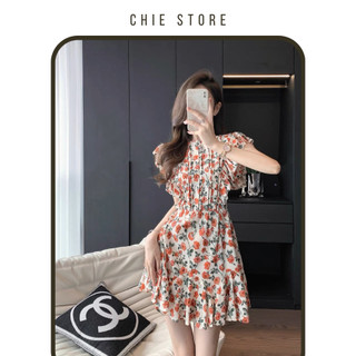 Đầm thiết kế Laris dress tay bèo xếp li vải mango CHIE