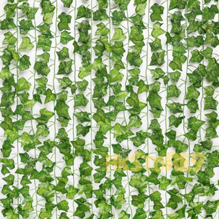 Set 12 Dây Leo Giả Trang Trí Dài 220CM/Dây, Dây Leo Lá Phong Lá Nho Làm Hàng Rào, Chậu Cây Treo Decor Sự Kiện Nhà Cửa