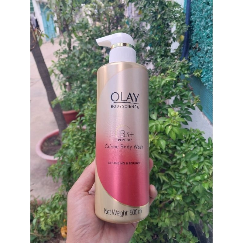 Sữa tắm Olay B3+ siêu dưỡng trắng,  cấp ẩm cho da. 500ml chuẩn Thái Lan