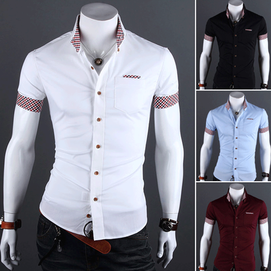 Áo sơ mi nam , áo sơ mi tay ngắn (SM4) chất cotton mềm mịn không phai màu
