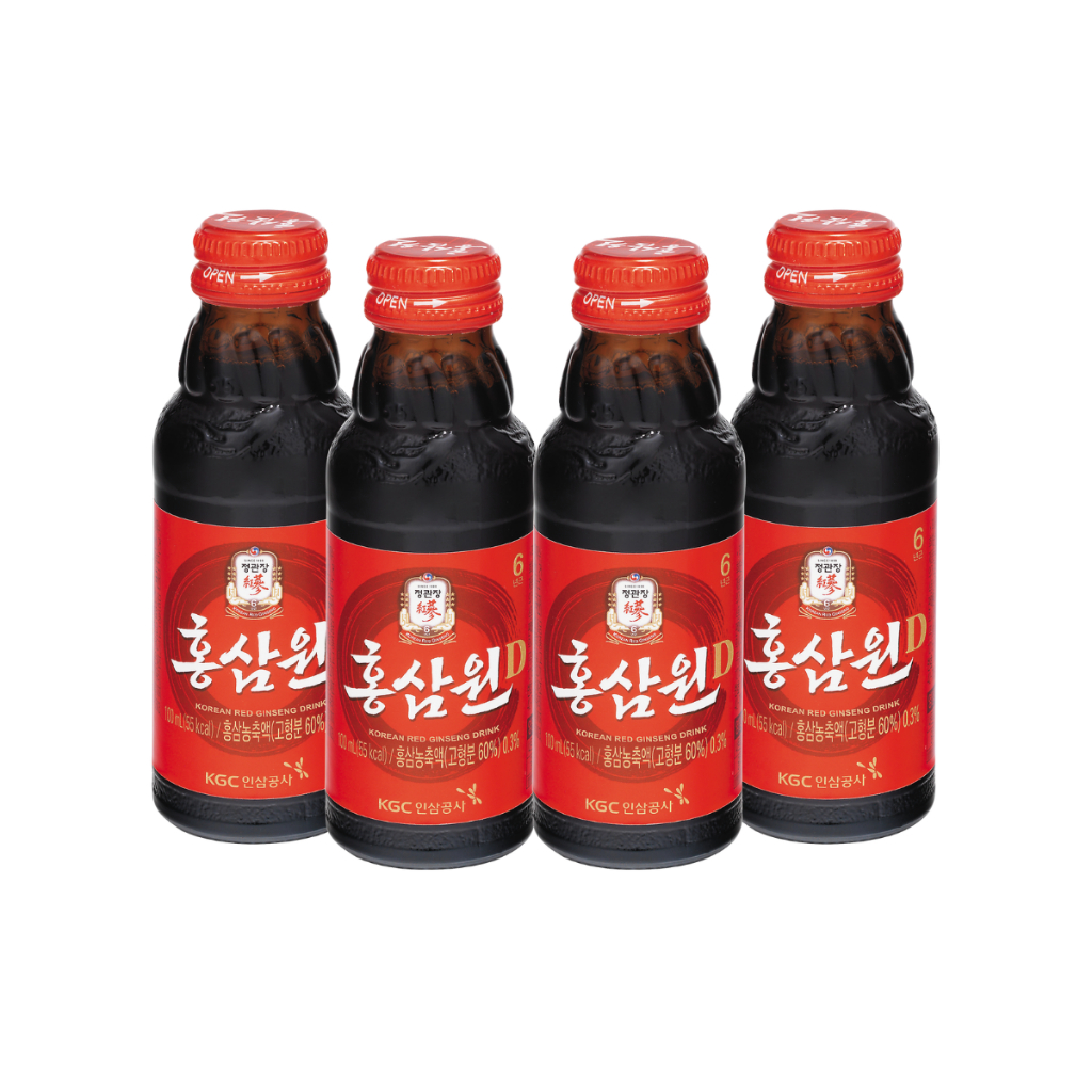 Combo 4 Chai Nước Uống Tăng Lực Hồng Sâm Won (4 chai x 100ml)