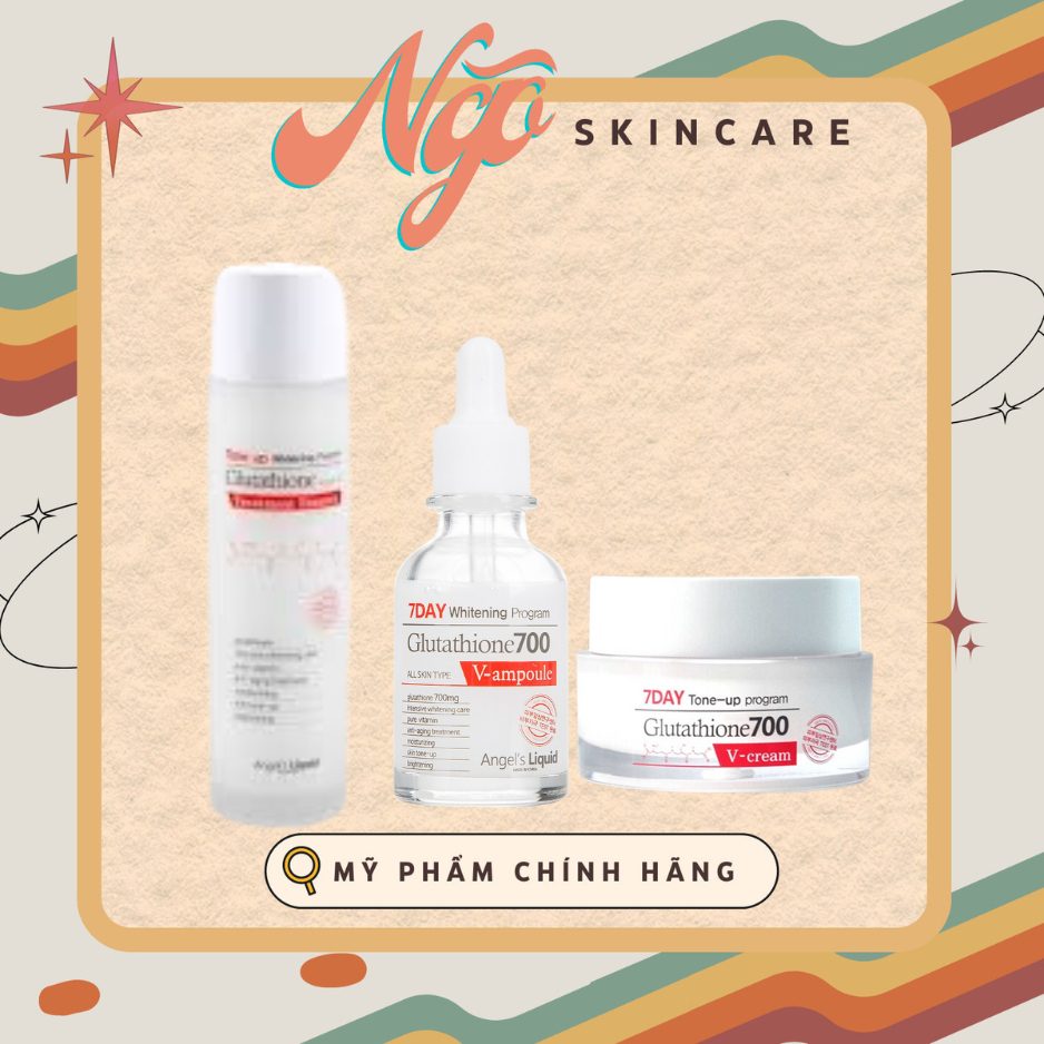 Set Dưỡng Trắng 7day Whitening Program Angel's Liquid