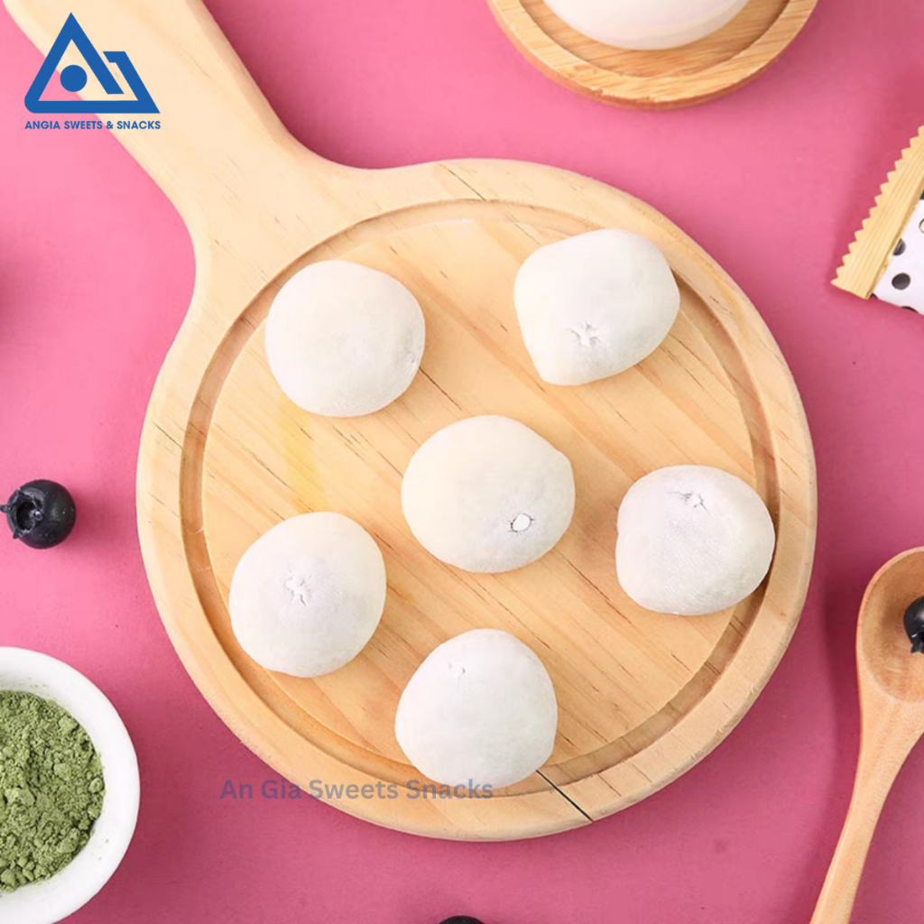 Bánh mochi Đài Loan vị dâu tây 120g, bánh ăn vặt mềm dẻo dinh dưỡng An Gia Sweets Snacks