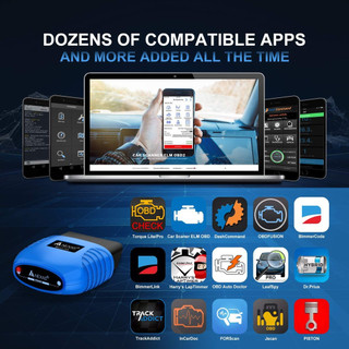 Nexas Bluetooth 5.0 OBD2 Car Diagnostic Scanner EOBD For iOS Android Windows