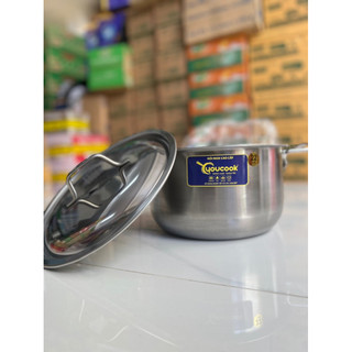 Nồi inox 1 đáy cao cấp 22cm
