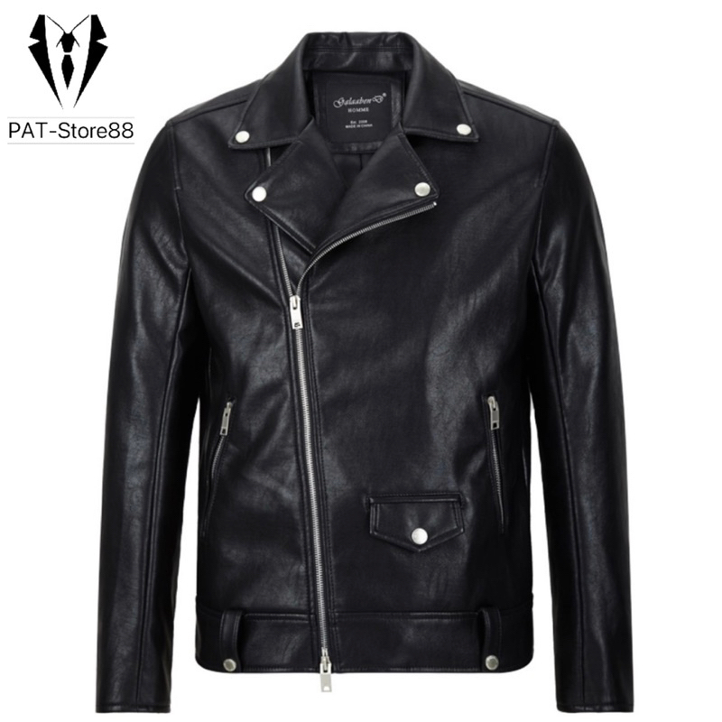 Áo khoác da nam biker mẫu mới nhất năm nay hàng chính hãng cao cấp