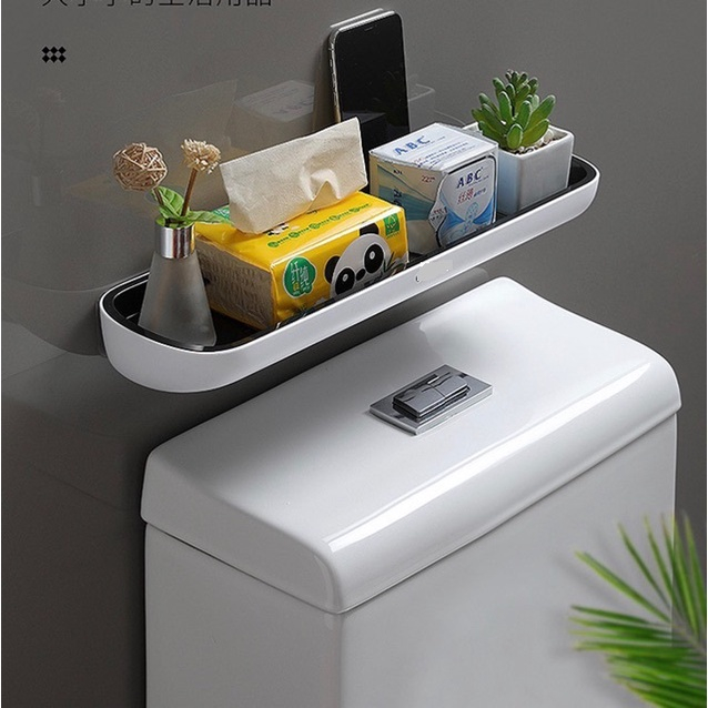 Giá Để Đồ Nhà Tắm Đa Năng OENON , Kệ Để Đồ Phòng Tắm Kèm Giá Treo Khăn Lắp Đặt Dán Tường