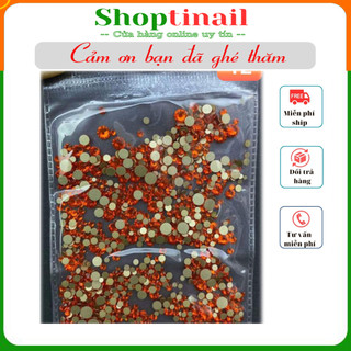 Đá tiệp trang trí gắn móng làm nail mi theo phong cách thời trang Hàn Quốc Shoptinail