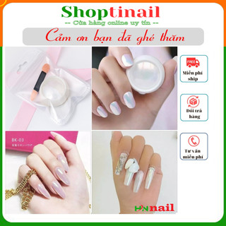 Hộp nhũ tráng gương trang trí chăm sóc móng làm nail chuyên nghiêp Shoptinail