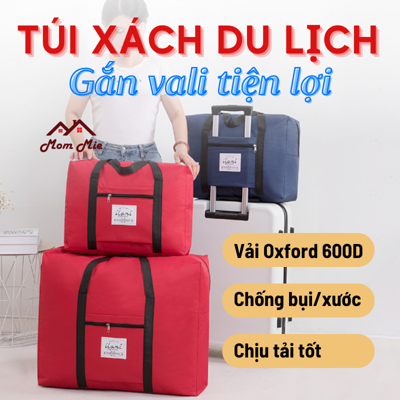 Túi xách du lịch xách tay hoặc gắn vali tiện dụng, nhiều kích cỡ lựa chọn - M147. Multi size travel bag