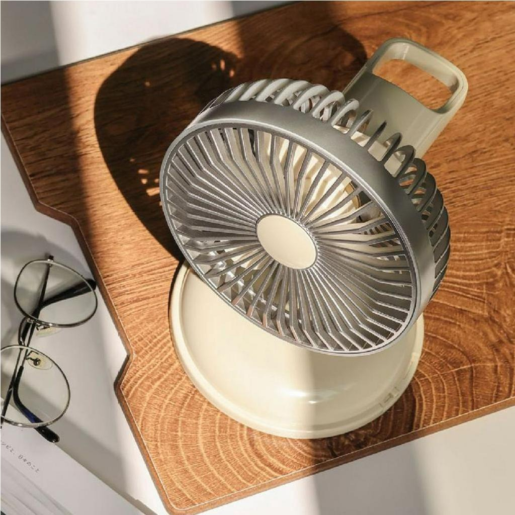 Quạt để bàn kiểu dáng vintage - nhỏ Di động đơn giản Cổ điển màu tinh khiết Sạc USB cho mùa hè | BigBuy360 - bigbuy360.vn