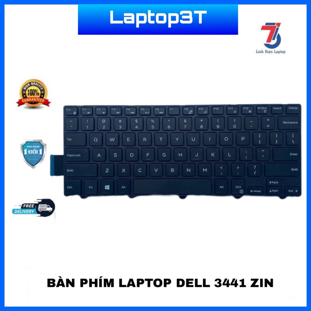 Bàn Phím Máy Tính, Key Laptop Dell 14-3000 3441 3442 3443 3451 3452 3458 3467 3468 3445 3459 5447 loại tốt chính hãng