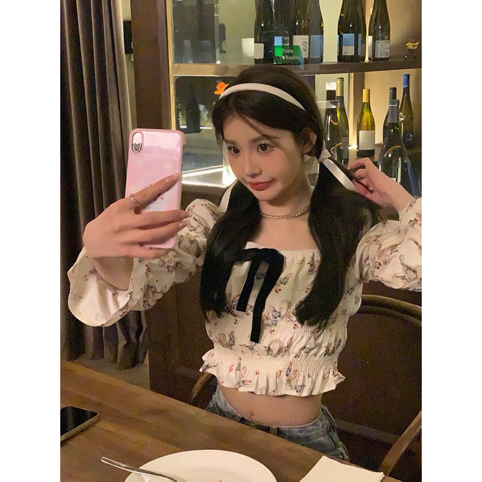 Băng đô cài tóc dây lụa thời trang hè cực dễ thương