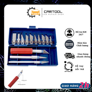 Bộ làm zoăng đa năng ô tô,xe máy Cartool cao cấp 13 chi tiết