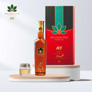Rượu Sâm Ngọc Linh KonTum K5 Nhãn Xanh 500ml Nồng Độ Cồn 25%