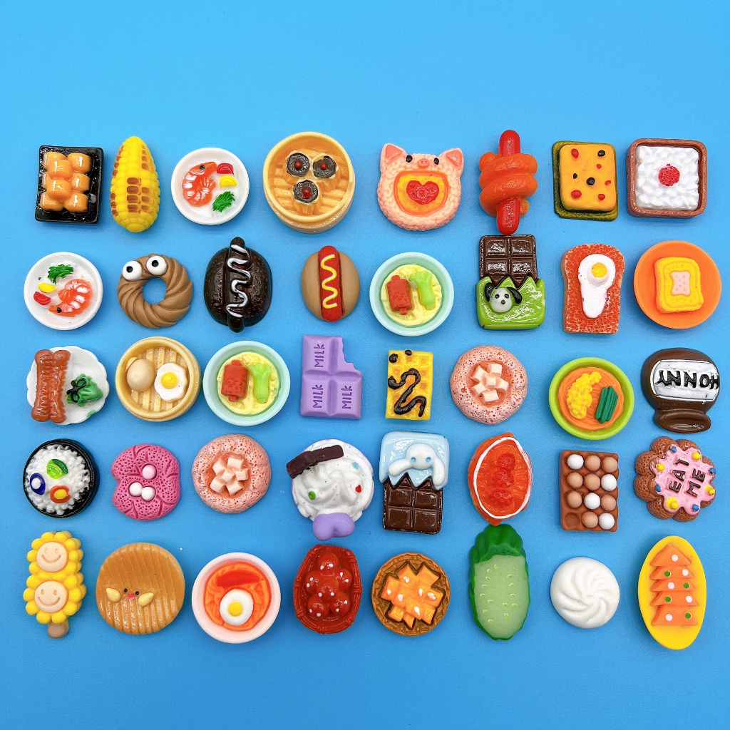 Mô hình đồ ăn mini hỗn hợp trang trí nhà búp bê