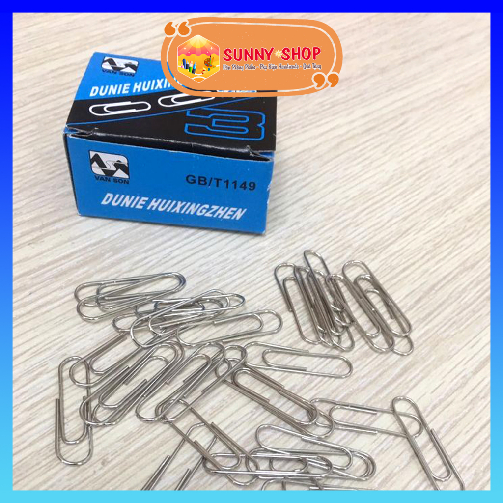 Kẹp giấy C32 Nẹp vòng tròn Ghim chữ U 100 cái/hộp