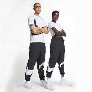 Quần dài thể thao unisex nam nữ nk sportswear woven pant black - ar9895-010