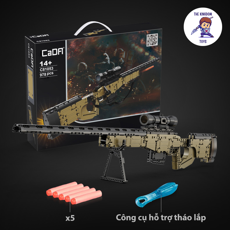 Đồ Chơi Lắp Ráp PUBG Mô Hình AWM Trong Game CSGO Free Fire C81053