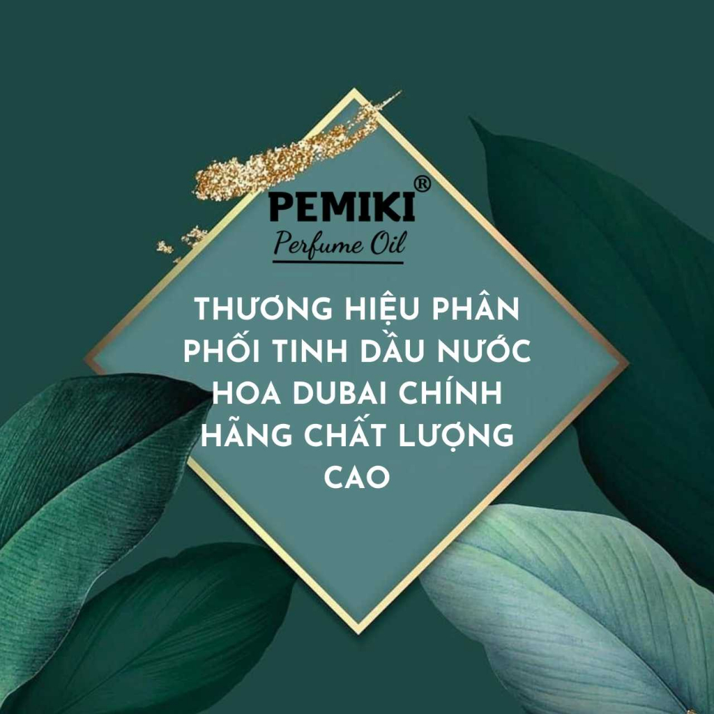 Tinh dầu nước hoa dubai PEMIKI nước hoa nam nữ đá tròn 15ml dạng chấm dầu thơm lâu 24h