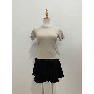 Áo Phông Nữ Body Gân Tăm Basic Form Ôm Dáng Co Giãn Thời Trang Hàn Quốc CinZy SG