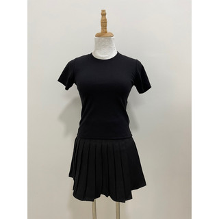 Áo Phông Nữ Body Gân Tăm Basic Form Ôm Dáng Co Giãn Thời Trang Hàn Quốc CinZy SG