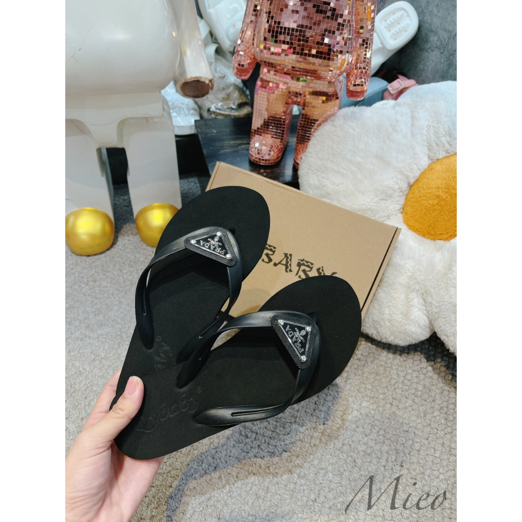 [TRANG MEEY[ DÉP XỎ NGÓN PRADA SIÊU NHẸ ĐẾ MỀM