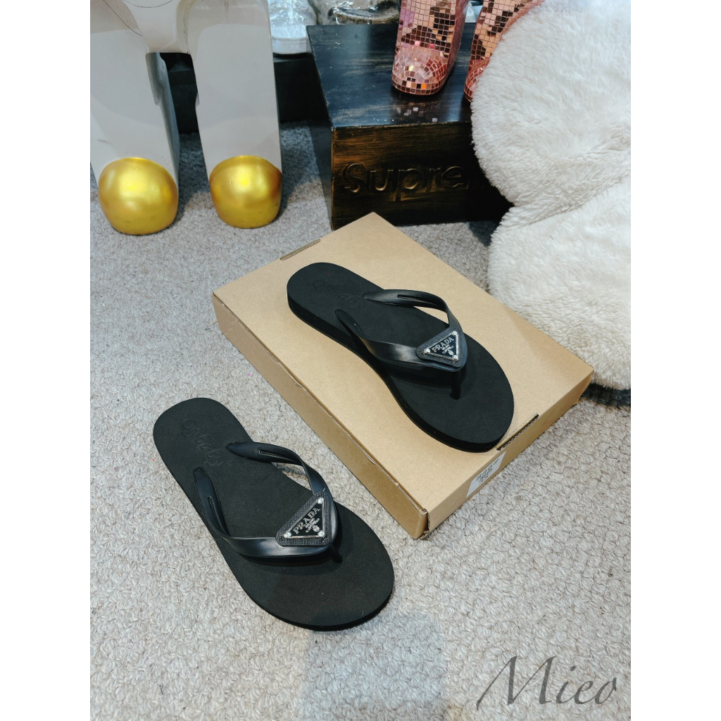 [TRANG MEEY[ DÉP XỎ NGÓN PRADA SIÊU NHẸ ĐẾ MỀM