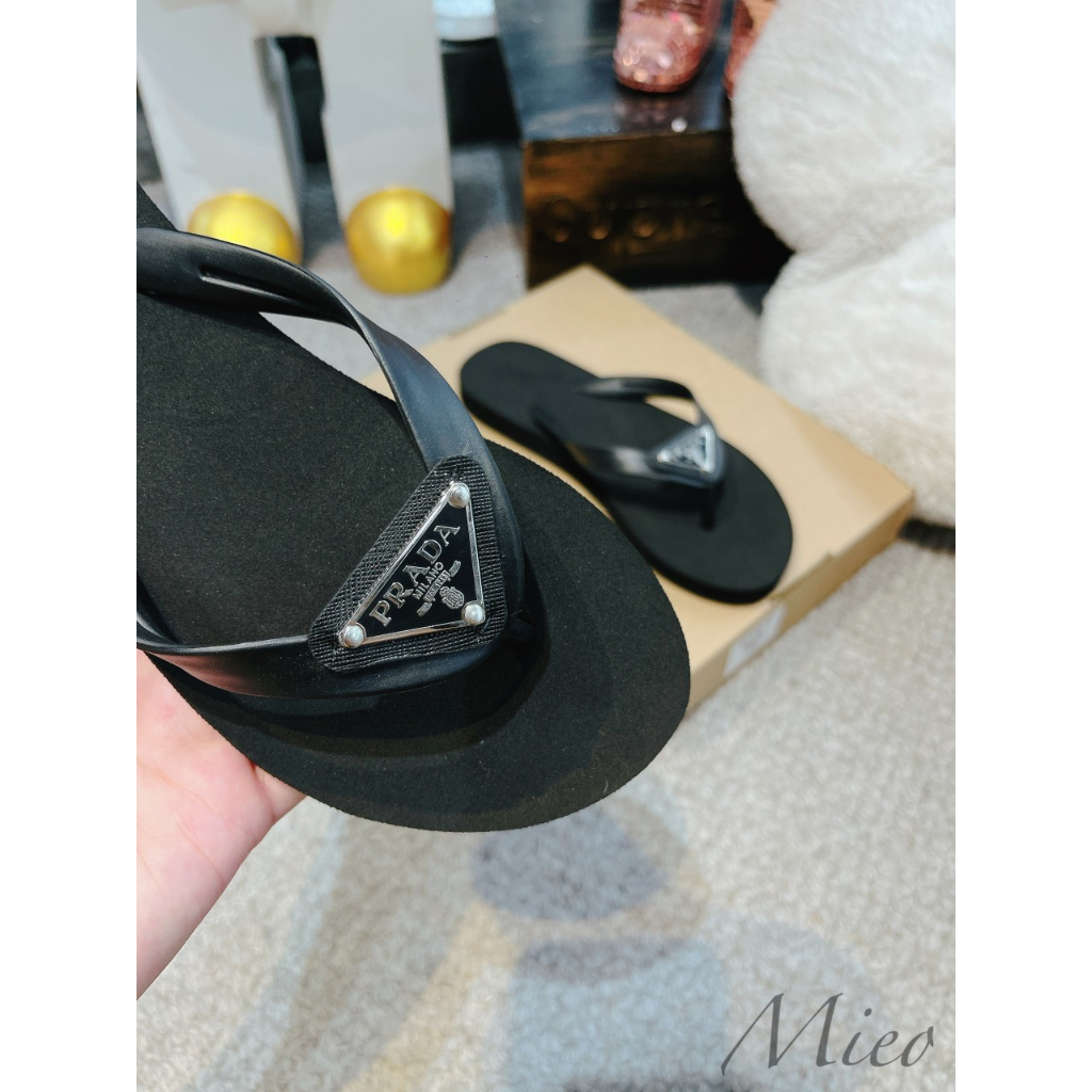 [TRANG MEEY[ DÉP XỎ NGÓN PRADA SIÊU NHẸ ĐẾ MỀM