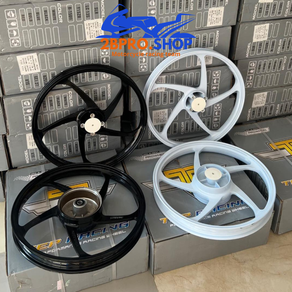 Mâm kiểu Rally gắn yamaha sirius jupiter như zin Tep Racing