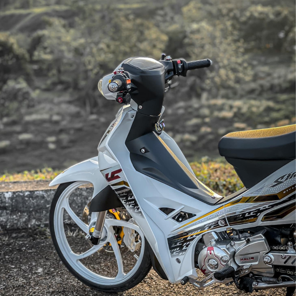 Mâm kiểu Rally gắn yamaha sirius jupiter như zin Tep Racing