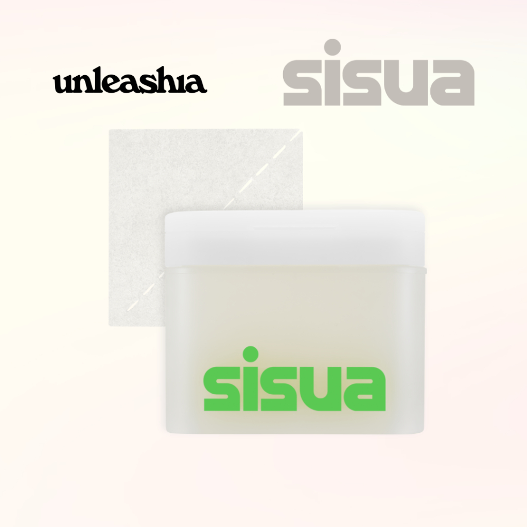 Pad đôi hỗ trợ làm dịu cấp ẩm UNLEASHIA - SISUA Tazmanian Pepper Calming 2-Piece Pad 170g