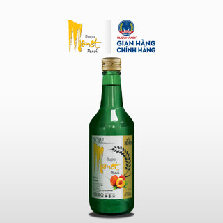 Rượu soju monet peach vị đào halico nồng độ 14,5% chai 360ml không kèm hộp