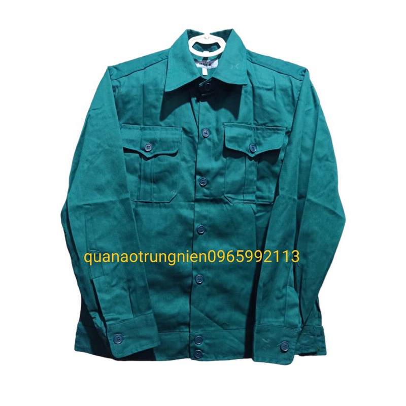 BỘ QUẦN ÁO LAO ĐỘNG màu xanh