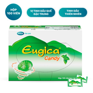 Kẹo ngậm thảo dược Eugica Candy giảm ho, đau họng
