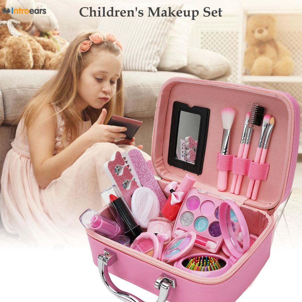 Bộ Đồ Chơi Trang Điểm Búp Bê Make up Sweet, Đồ chơi Vali trang điểm cho bé gái phát triển kỹ năng