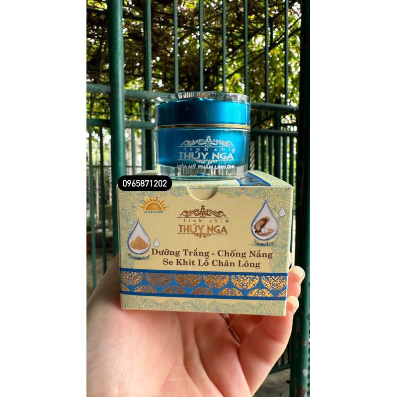 Kem dưỡng trắng ngừa nhăn, lão hóa Thúy Nga Linh Chi 8g