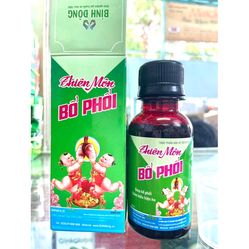THIÊN MÔN BỔ PHỔI THẢO DƯỢC CHO TRẺ  AN TOÀN CHAI 90ml
