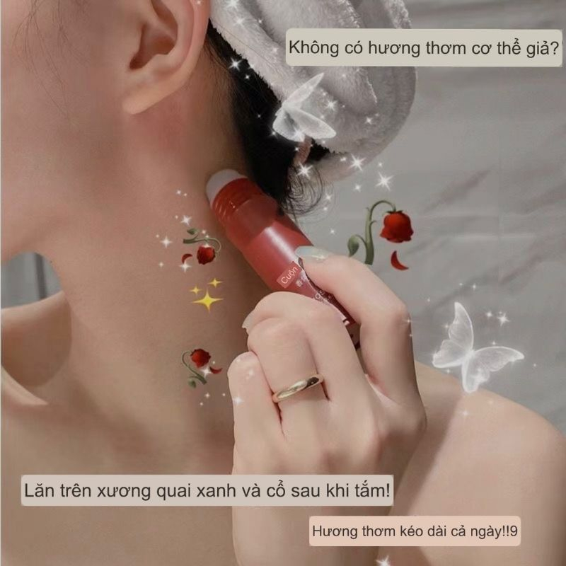 Combo 3 thanh lăn nước hoa khử mùi cơ thể nhỏ gọn tiện lợi XIAOMIMI