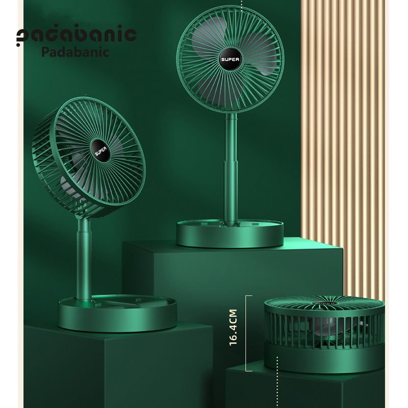 Quạt Gấp Gọn Mini 1357 Nhỏ Gọn Sạc Tích Điện  Dùng Mọi Nơi Thích Hợp Cho Dân Văn Phòng